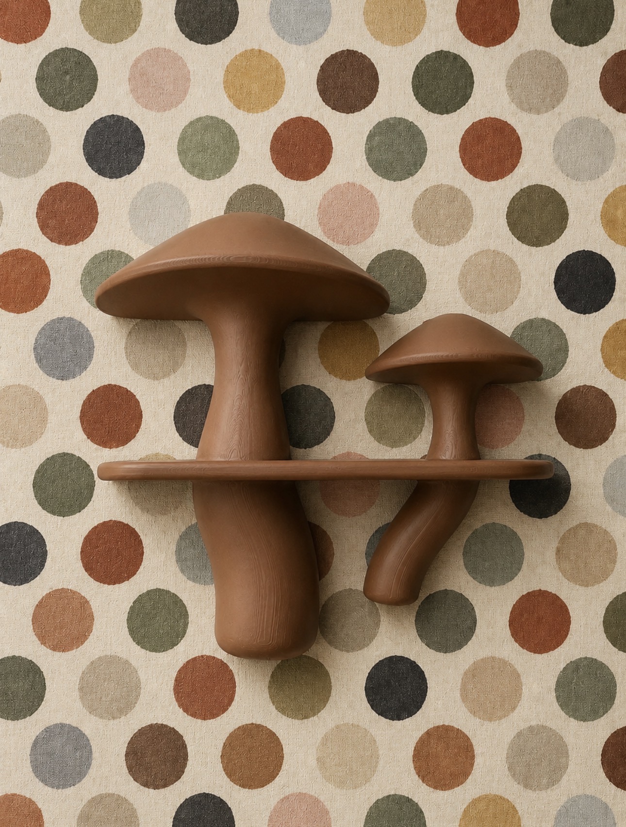 Repisa Wall Fungus sobre fondo gráfico